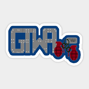 GTWA Lame MS Paint Logo Sticker